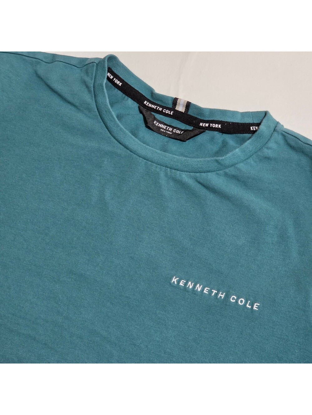 Kenneth Cole Men's Teal Cotton Blend T-Shirt Size M